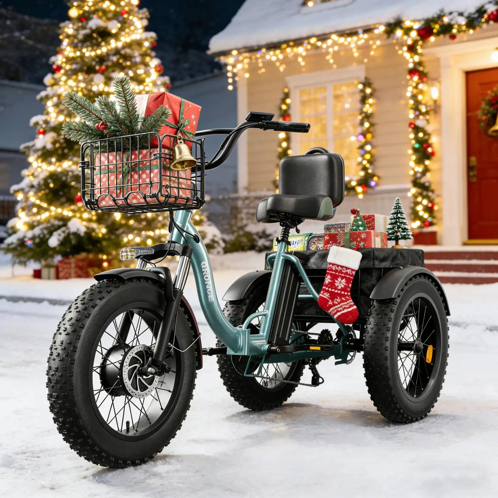 QRONGE Lava Electric Tricycles For Adults 960W Peak 50 Miles by Beastly Survival Outlet