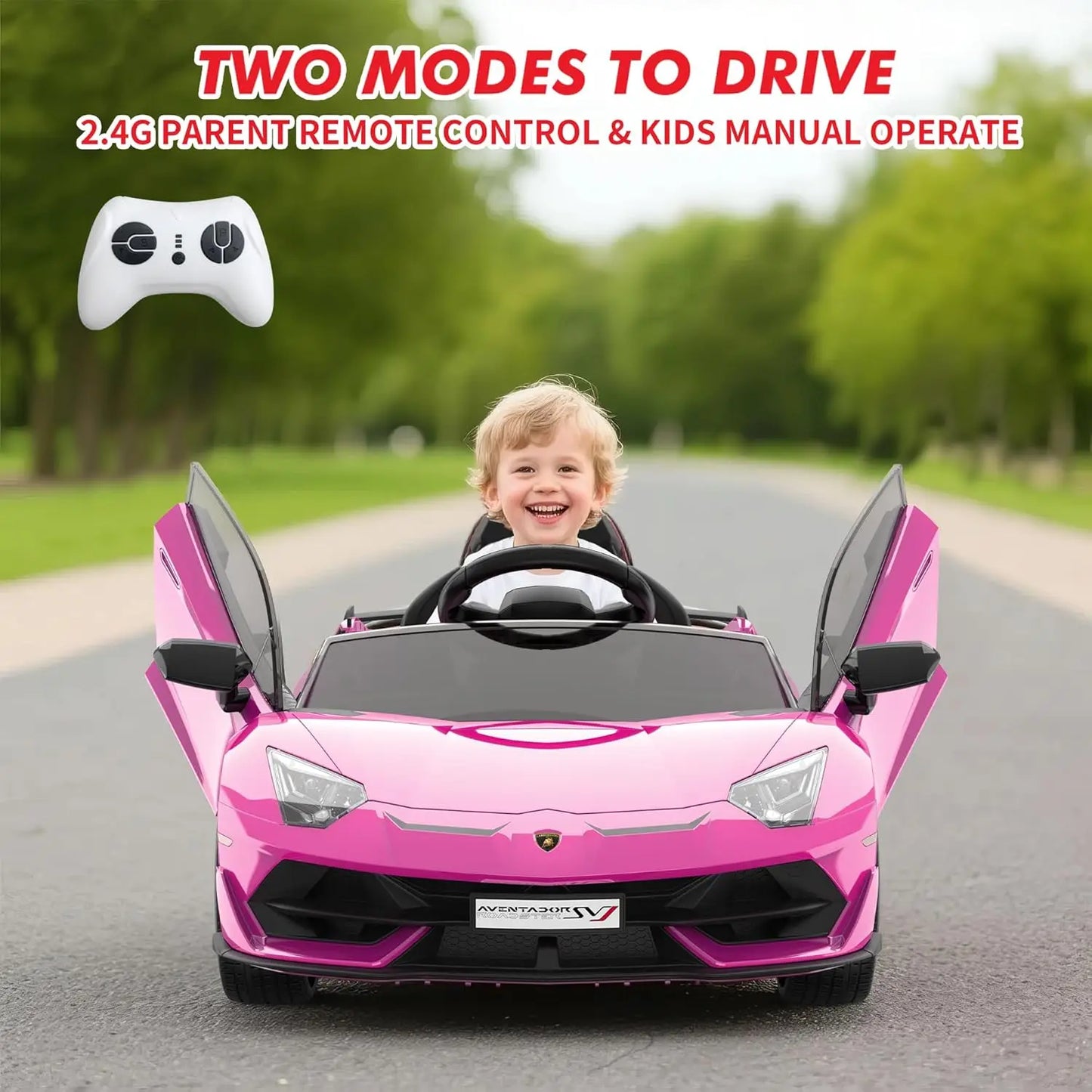 12V Kids Electric Car Lamborghini Licensed Remote Control