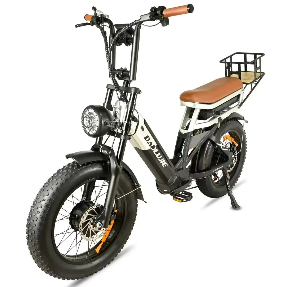 Baolujie DP2033 Electric Bicycle 2000W Dual Motor Fat Tire Bike