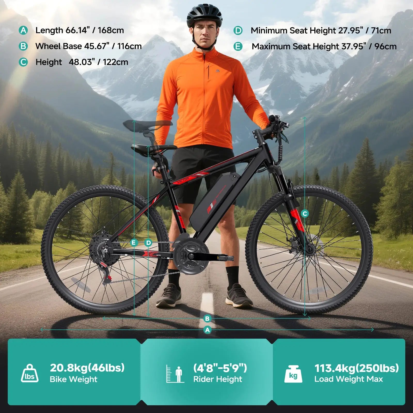 QNUT Adults Electric Bicycle,26" Electric Mountain Bike with 36V 10.4AH Battery Peak 1000W Motor,21 Speed Commuter Ebike for Adults by Beastly Survival Outlet