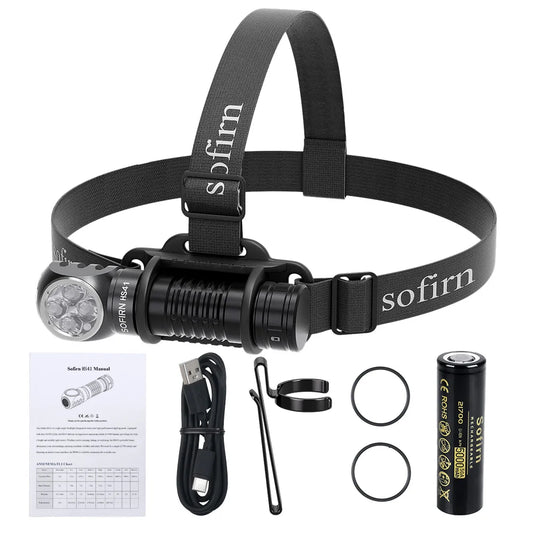Sofirn HS41 Headlamp 4000lm USB C Rechargeable SST20 LED Pro