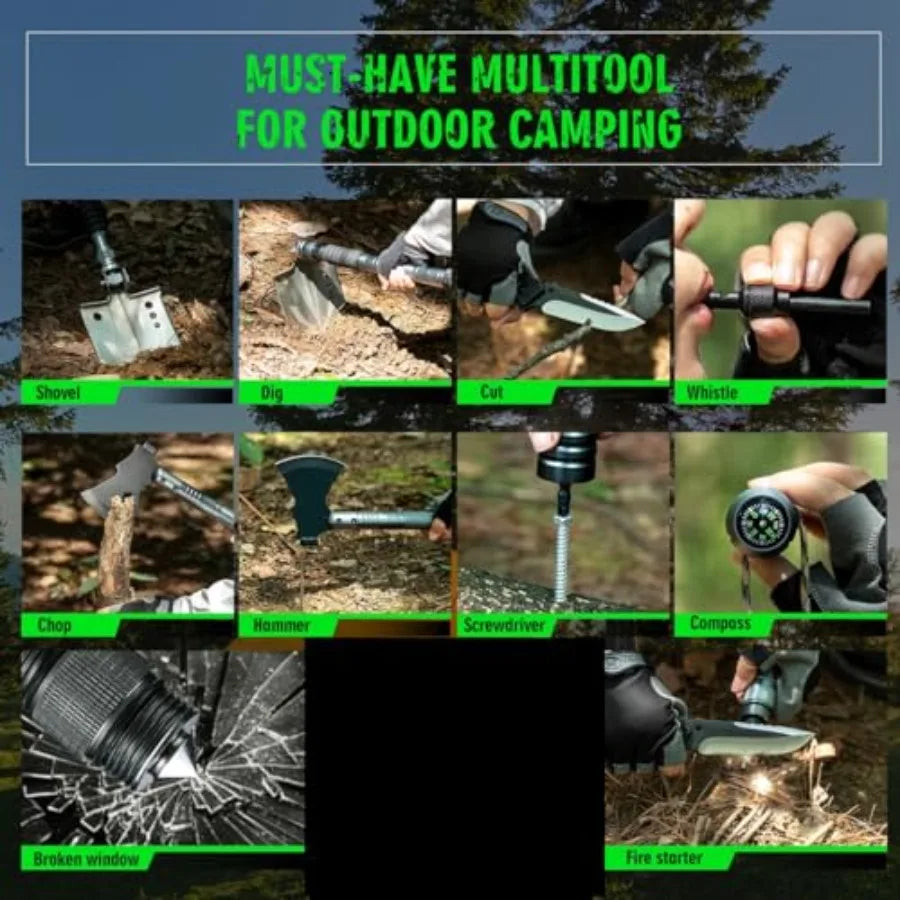 Survival Shovel Camping Axe Multifunctional Tactical Outdoors