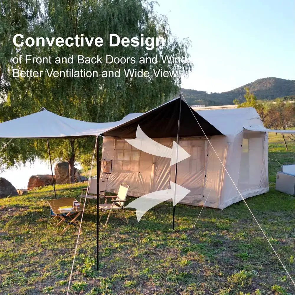 10 To 12 People Inflatable Camping Tents Easy Setup Glamping by Beastly Survival Outlet