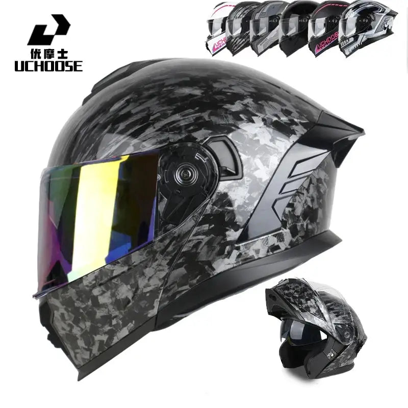 Modular Flip Up Motorcycle Helmet Four Seasons For Men Women by Beastly Survival Outlet