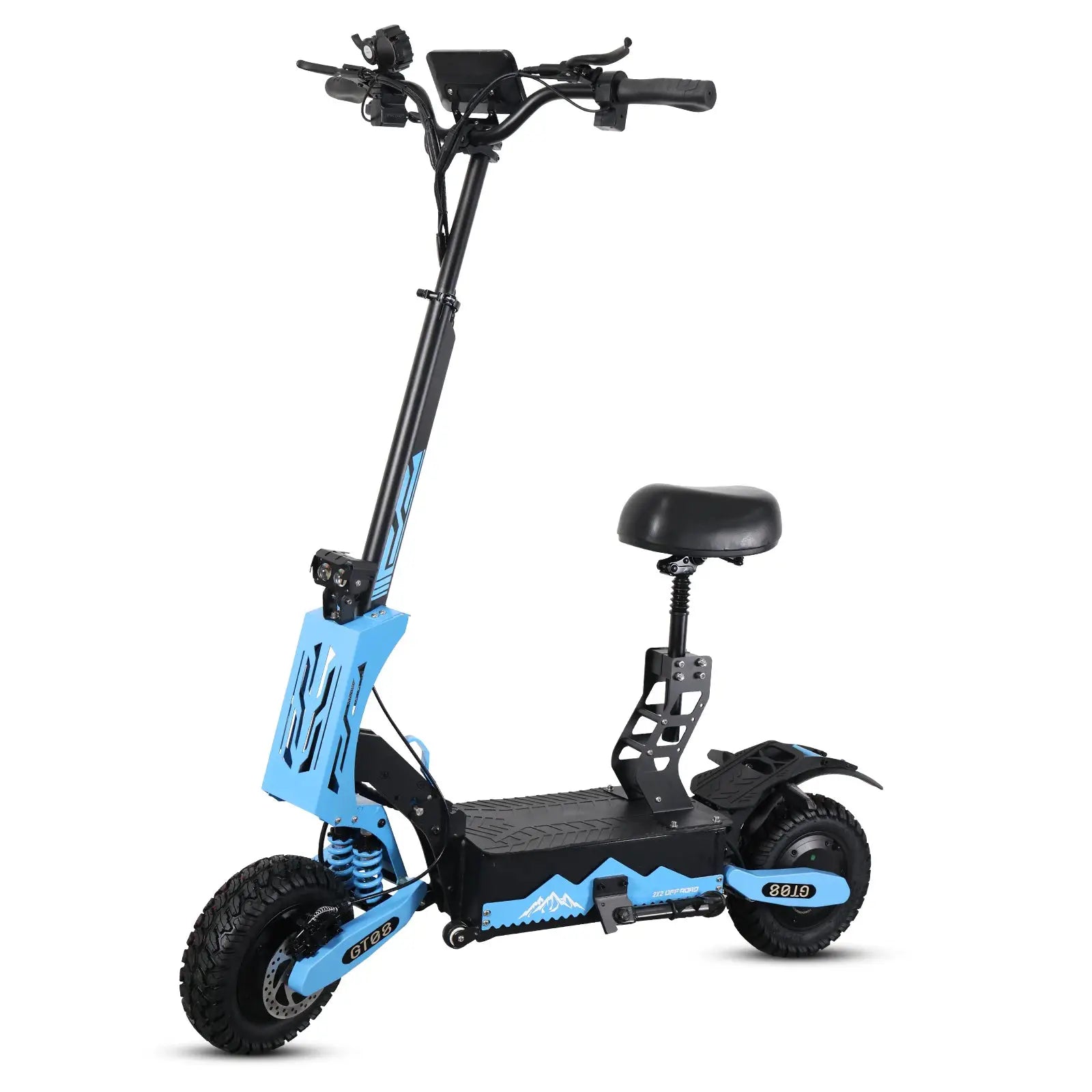 Arwibon 5600W Adult Electric Scooter Dual Motor Top Speed 46MPH,60V27AH, 11-inch Off-Road Tires Sport Folding eScooter by Beastly Survival Outlet