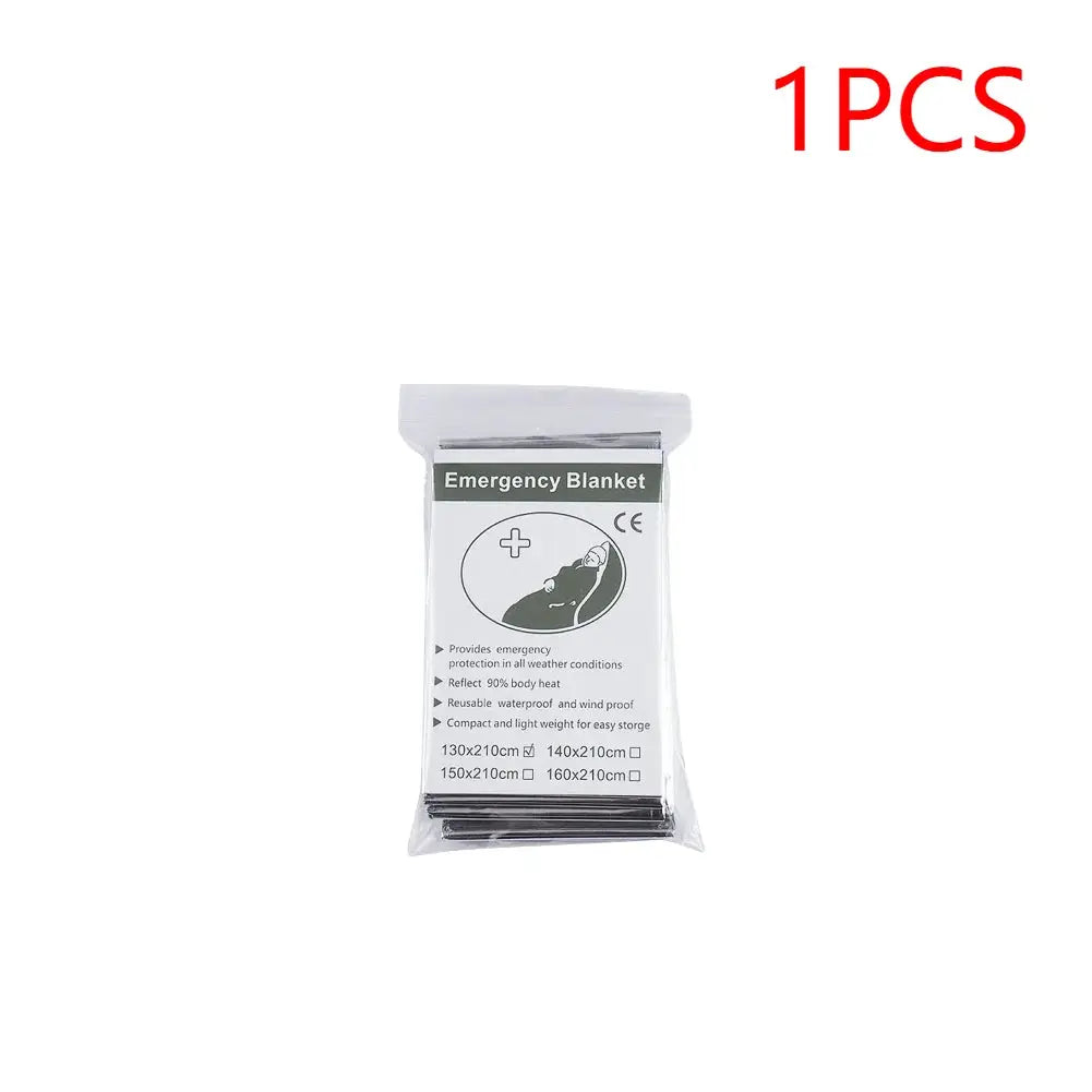 30-1PCS Emergency Rescue Blanket Outdoor Survive First Aid survival blanket Military Rescue Kit Rescue Foil Thermal Blanket by Beastly Survival Outlet