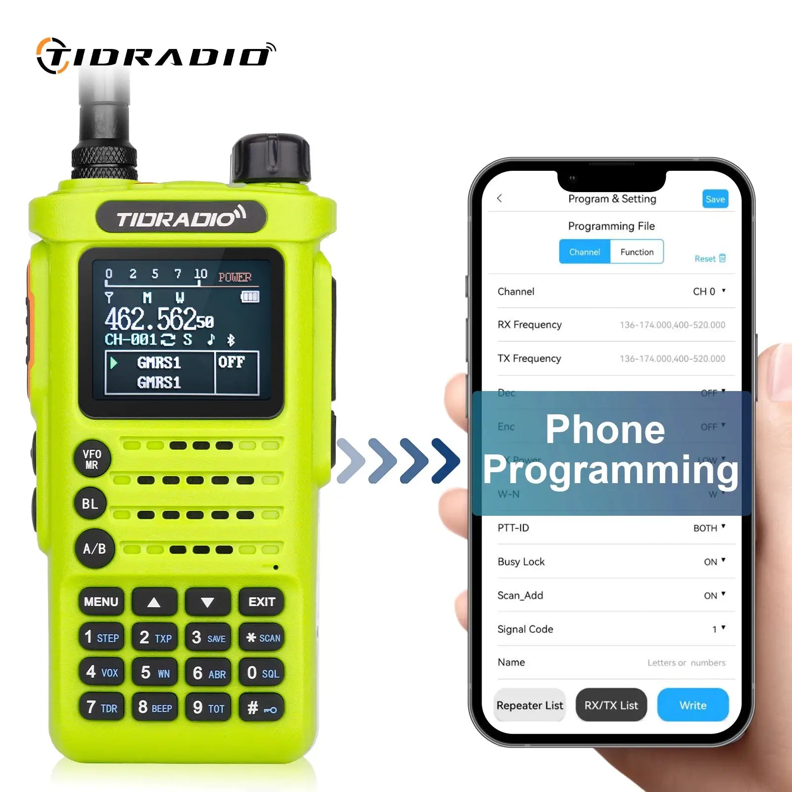 2nd Gen TIDRADIO TD-H8 10W Profession Walkie Talkie Long Range Emergency Radio Portable Two Way Radio Receiver Search Repeaters by Beastly Survival Outlet