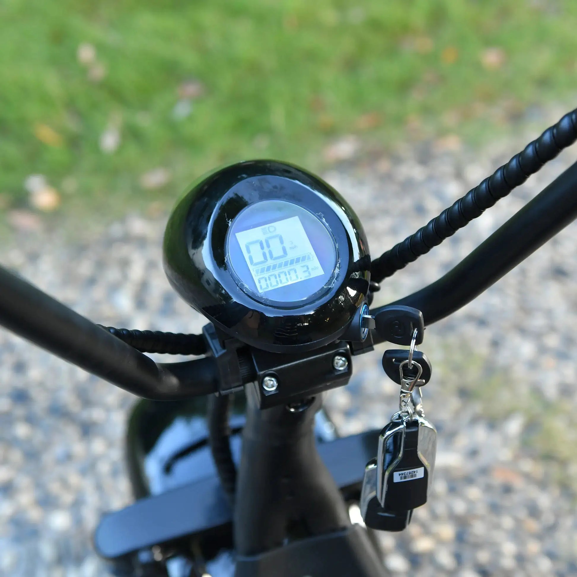Fat Tire 60V 20Ah 3000W Lithium Electric Scooter Black by Beastly Survival Outlet