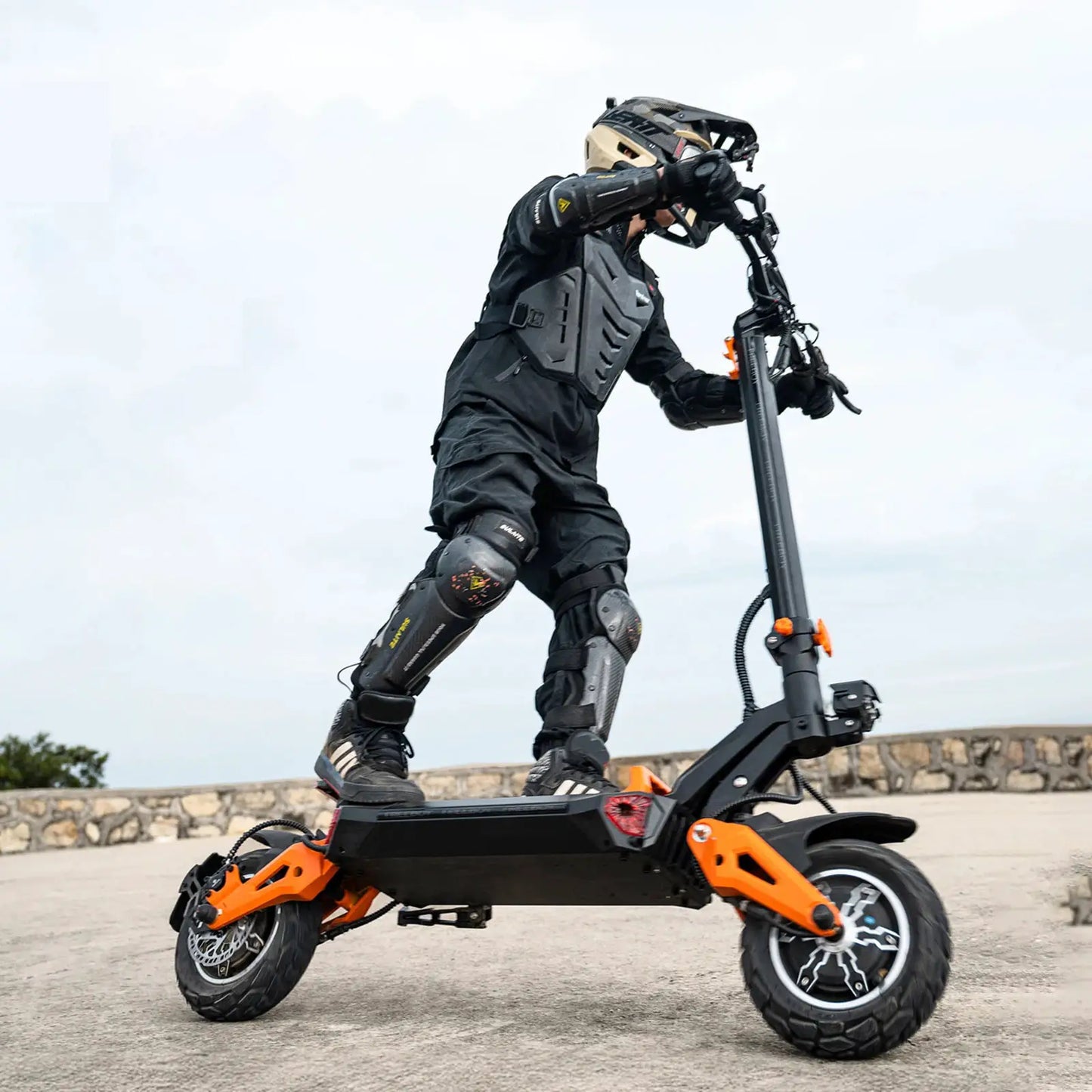 6000W Fast Electric Scooter for Adult,Daul Motor 50mph,60V 30Ah,11'' Off Road Tires,55miles Range,Sport Folding eScooter by Beastly Survival Outlet