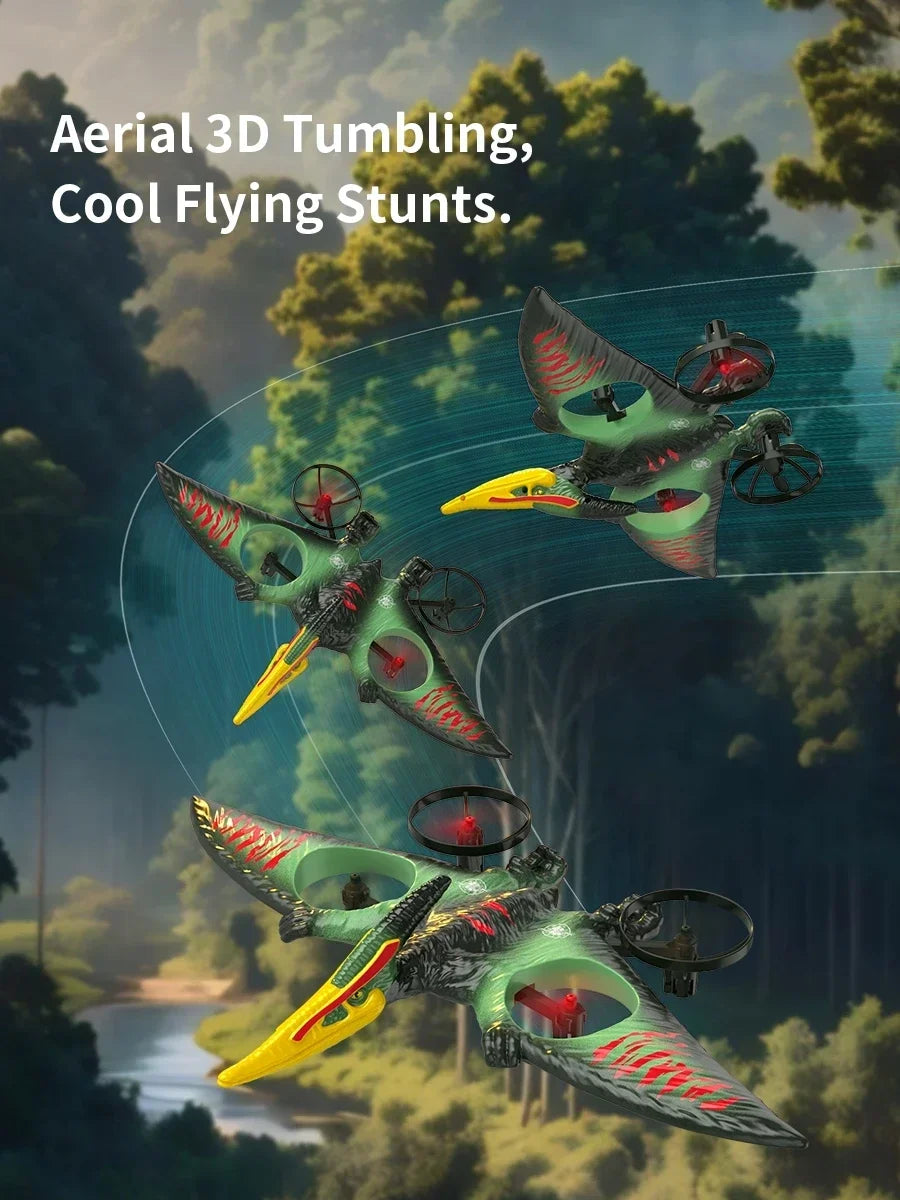 RC Pterosaur Plane Radio Controlled Aircraft Glider with LED Light