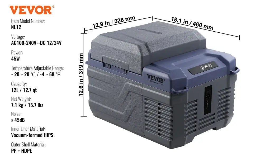 SucceBuy 8L to 75L Car Refrigerator Fridge Portable Icebox Single&Dual Zone w/Blue Tooth Temp Adjustable for Outdoor Camping RV by Beastly Survival Outlet