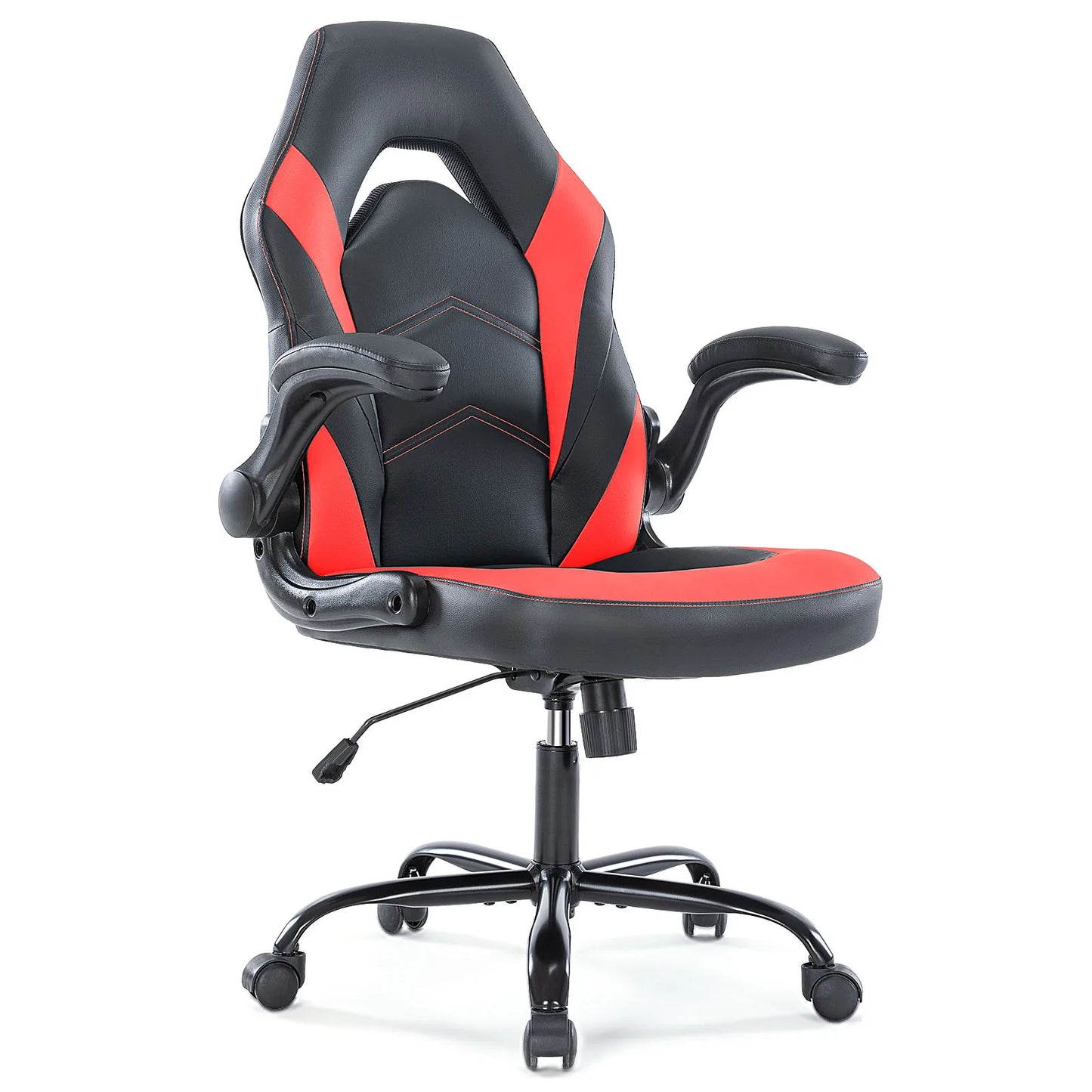 JHK Adjustable Ergonomic Office Gaming Chair with Flip-up Armrests