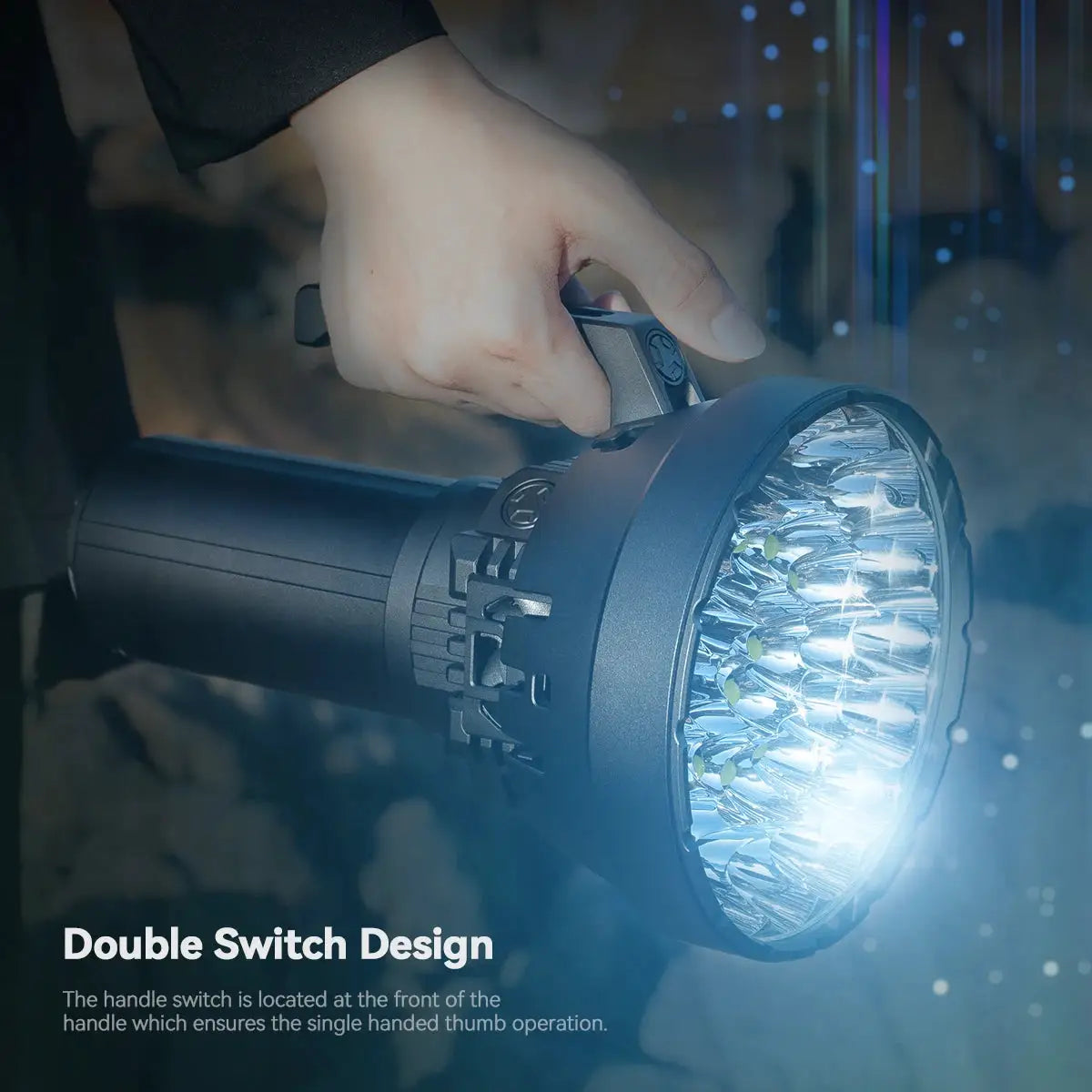 IMALENT MS32 200000 Lumen Super Bright Flashlight Range 1618m High Power Flashlight LED rechargeable Professional Searchlight by Beastly Survival Outlet