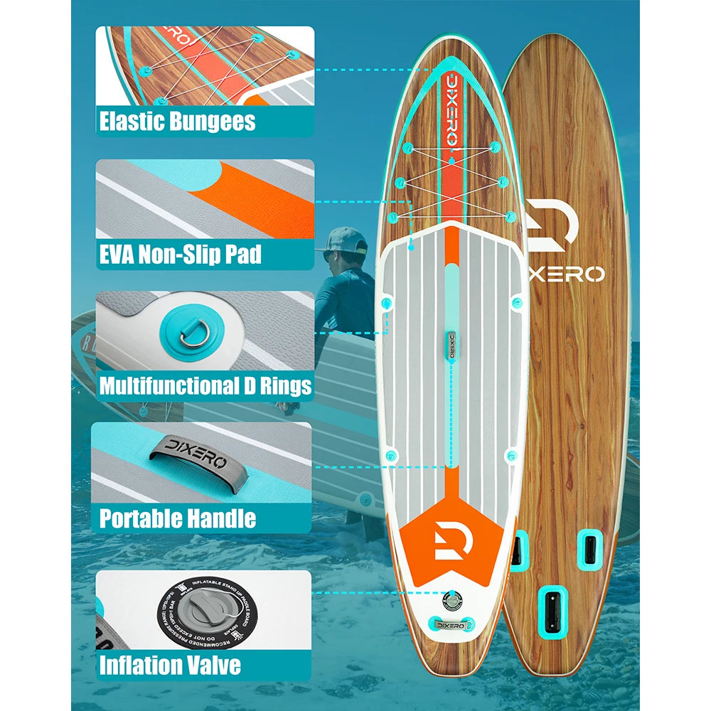 Myboat DIXERO Waterproof Inflatable Paddle Board 11x33x6