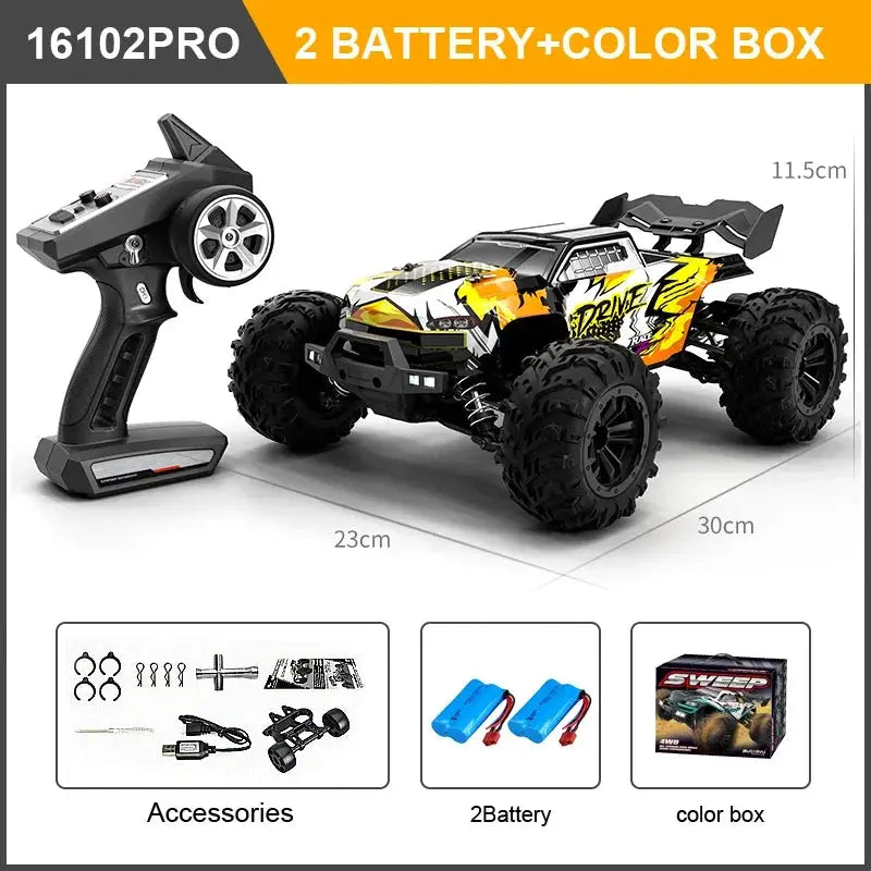 High Speed RC Car 4WD Off Road Brushless Monster Truck Pro X by Beastly Survival Outlet