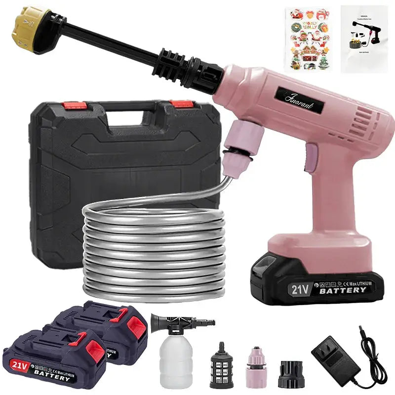 Power Blaster Plus Cordless Portable Pressure Washer Kit Pro by Beastly Survival Outlet