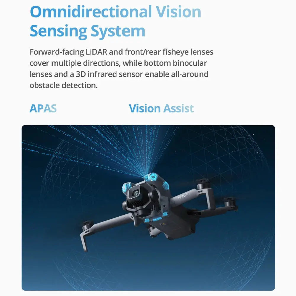 DJI Mini 5 Pro Fly More Combo Plus - Mini Drone 4K Professional HDR Camera, Omnidirectional Obstacle Sensing, 20km FHD Transmission, ActiveTrack 360°, Foldable GPS UAV for Travel Vloggers & Content Creators Fast Shipping by Beastly Survival Outlet