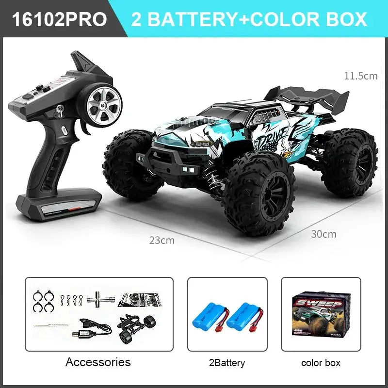 High Speed RC Car 4WD Off Road Brushless Monster Truck Pro X by Beastly Survival Outlet