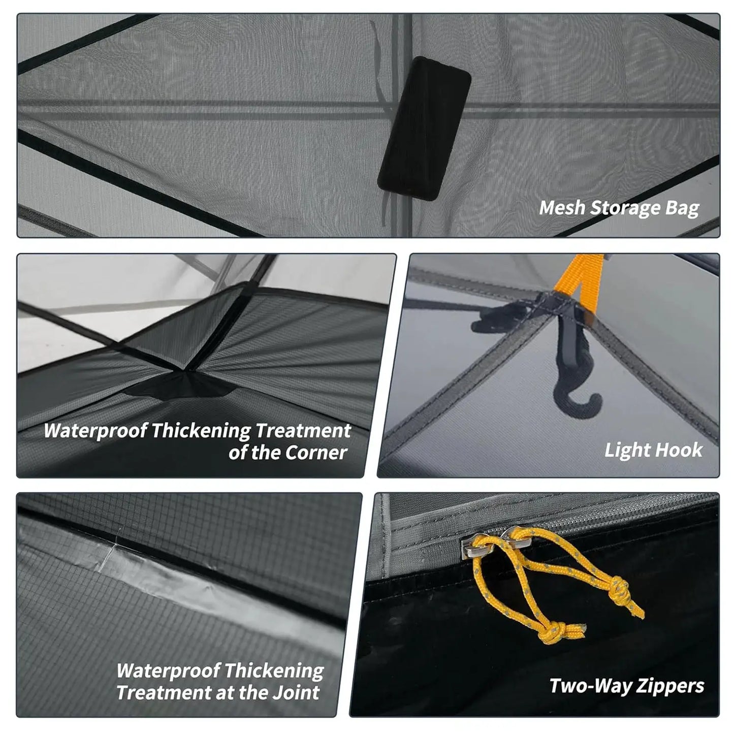 Naturehike Mongar Ultralight Tent 2 Person Waterproof PU3000mm Camping Tent Double Layer Outdoor Travel Hiking Tent by Beastly Survival Outlet