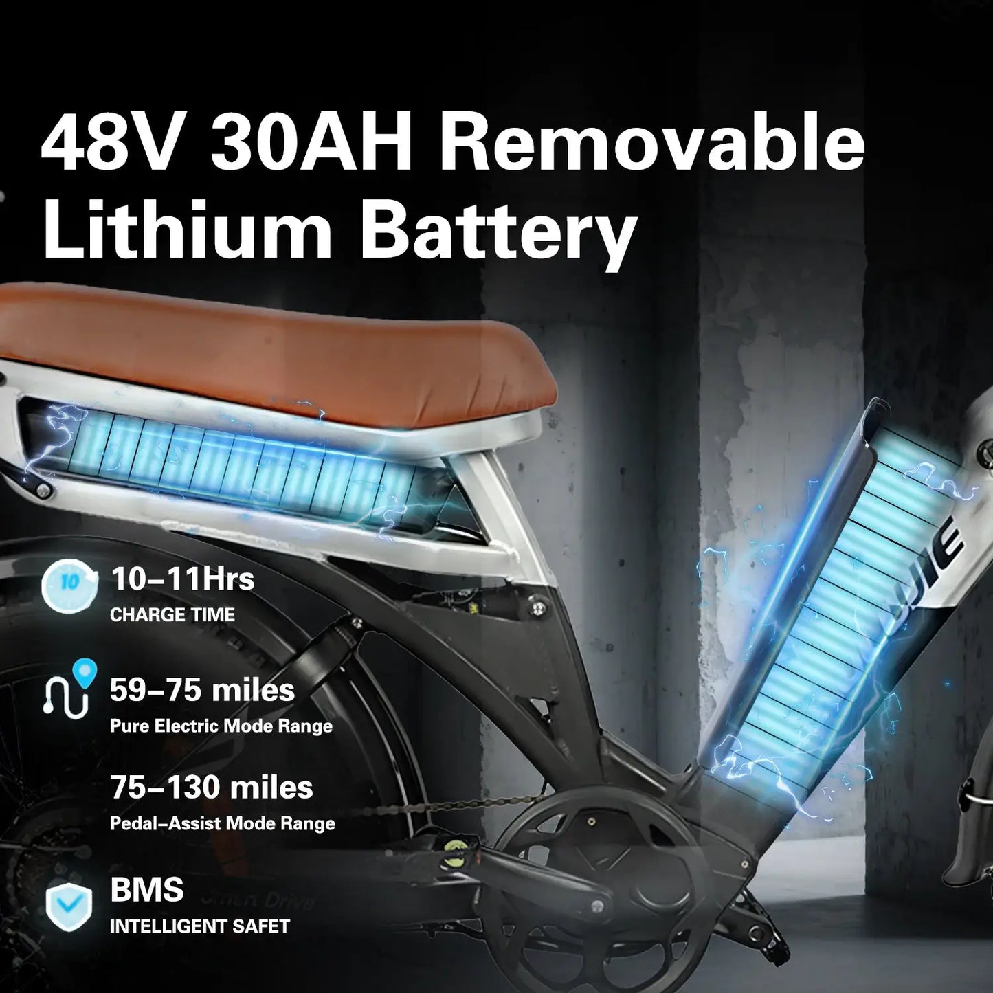 Baolujie 2033 1200W Ebike All Terrain Electric Bicycle Pro X by Beastly Survival Outlet