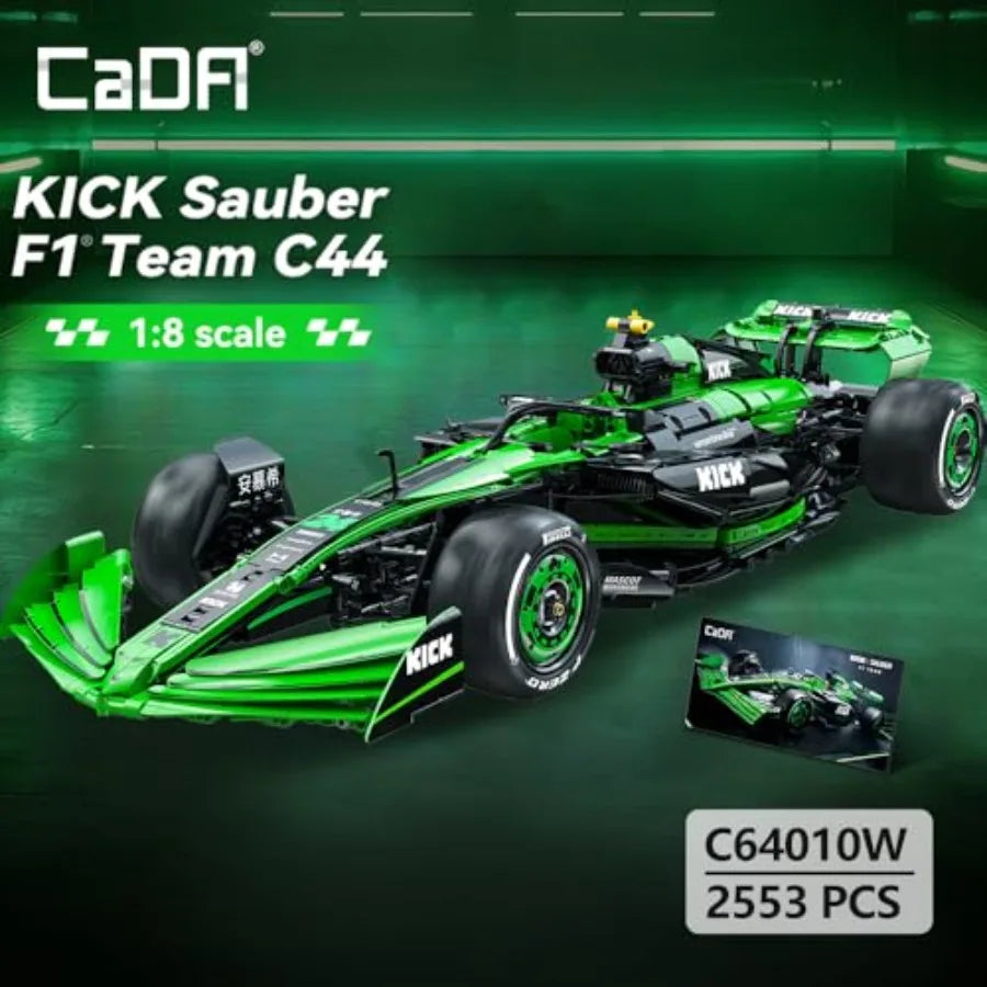 C64010W Kick Sauber F1 Team C44 Racing Building Sets 1 8 Model
