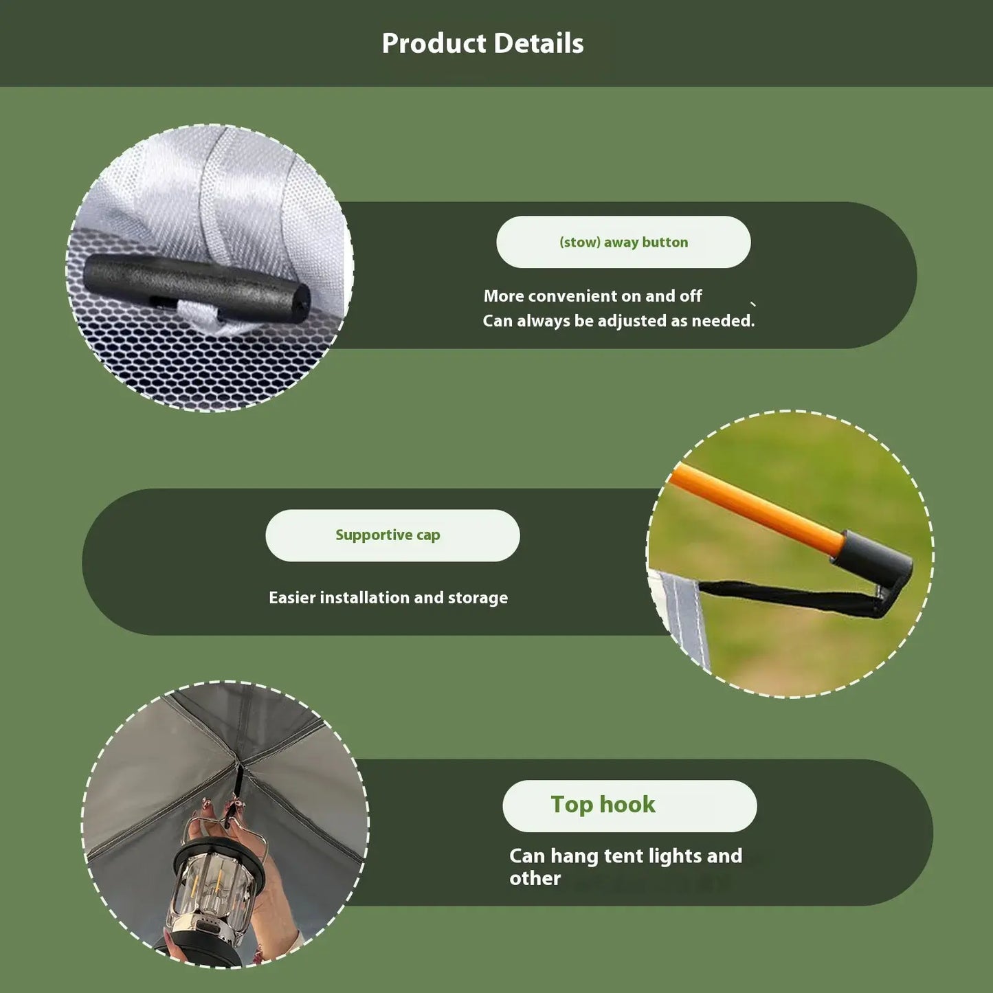 Small Silver Compact Auto-Tent - Quick 60-Second Setup Sunshade for 3-4 People, All-Weather & Portable by Beastly Survival Outlet