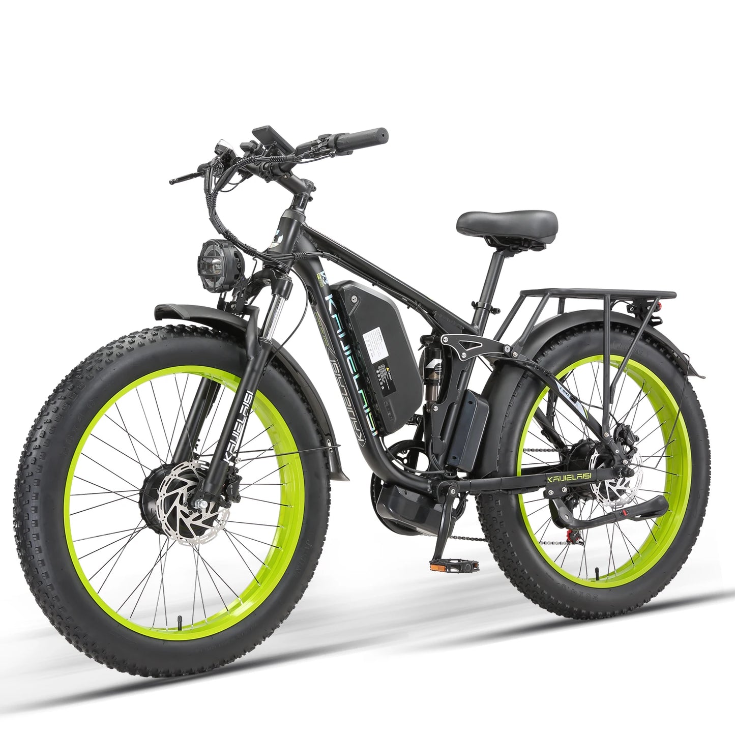 Electric Bike 3000W Dual Motor 52V 26AH Off-Road Fat Tire Bike