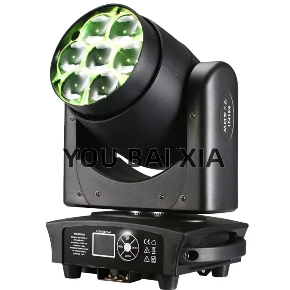 LED Beam + Wash 7x40W 4 in1 RGBW Zoom testa mobile DMX per Night Club Dj Disco Party Bar Stage Lighting Equipment by Beastly Survival Outlet