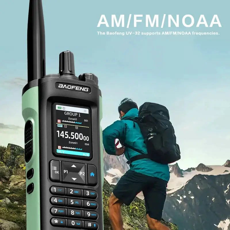 Baofeng DM32 Walkie Talkie DMR GPS 10W Multi Band Radio ProX by Beastly Survival Outlet