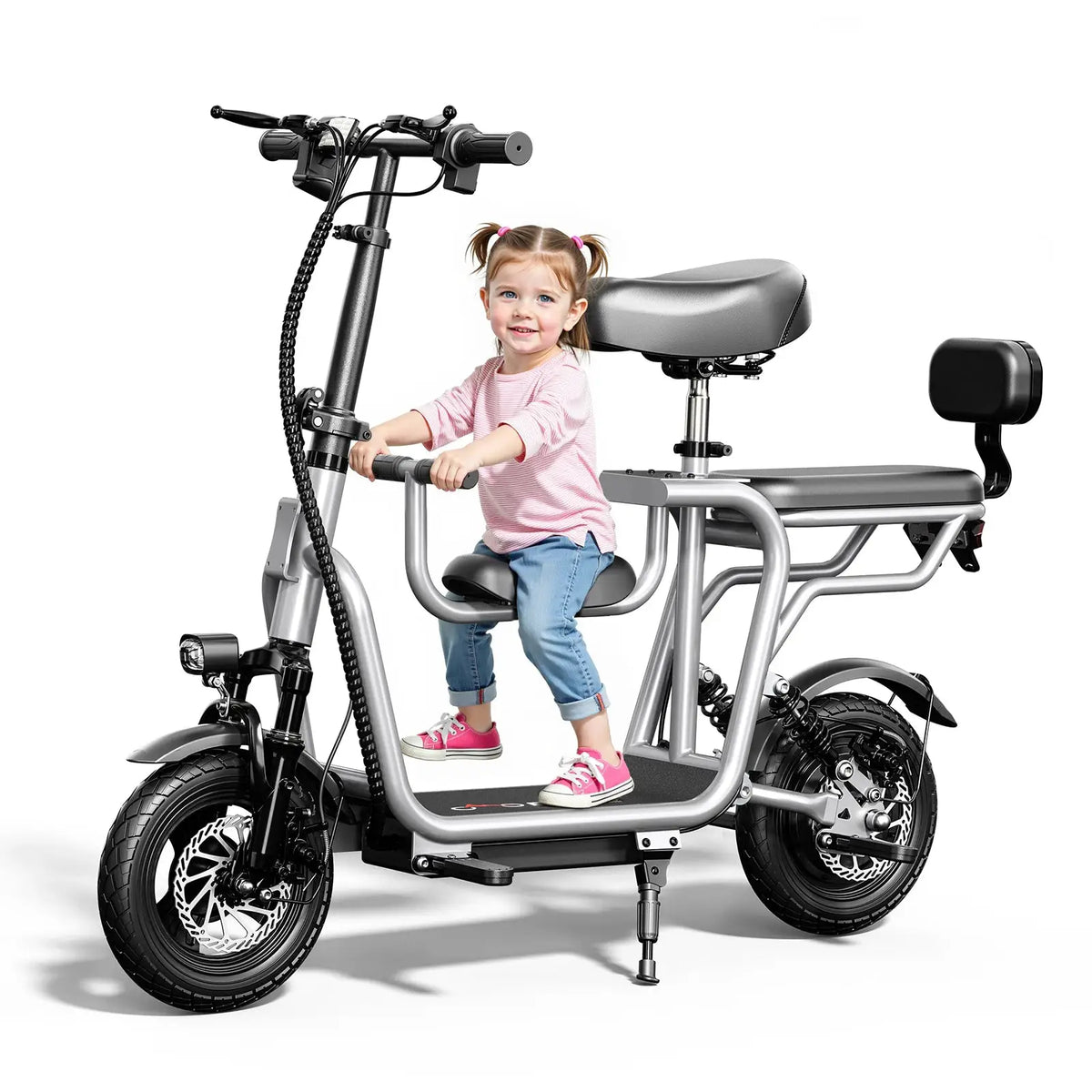 14" Foldable Electric Scooter with Seat for Adult,Peak 750W Motor with 48V 10Ah Dual Disc Brakes 20 Miles Range 4-6 Hours Charge by Beastly Survival Outlet 14" Foldable Electric Scooter with Seat for Adult,Peak 750W Motor with 48V 10Ah Dual Disc Brakes 20 Miles Range 4-6 Hours Charge Beastly Survival Outlet