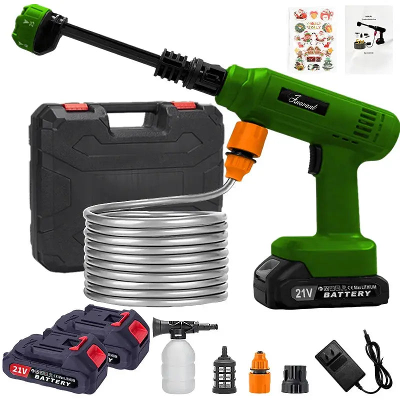 Power Blaster Plus Cordless Portable Pressure Washer Kit Pro by Beastly Survival Outlet