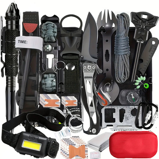 Ultimate 20in1 Survival Gear Kit For Camping And OutdoorsNow by Beastly Survival Outlet