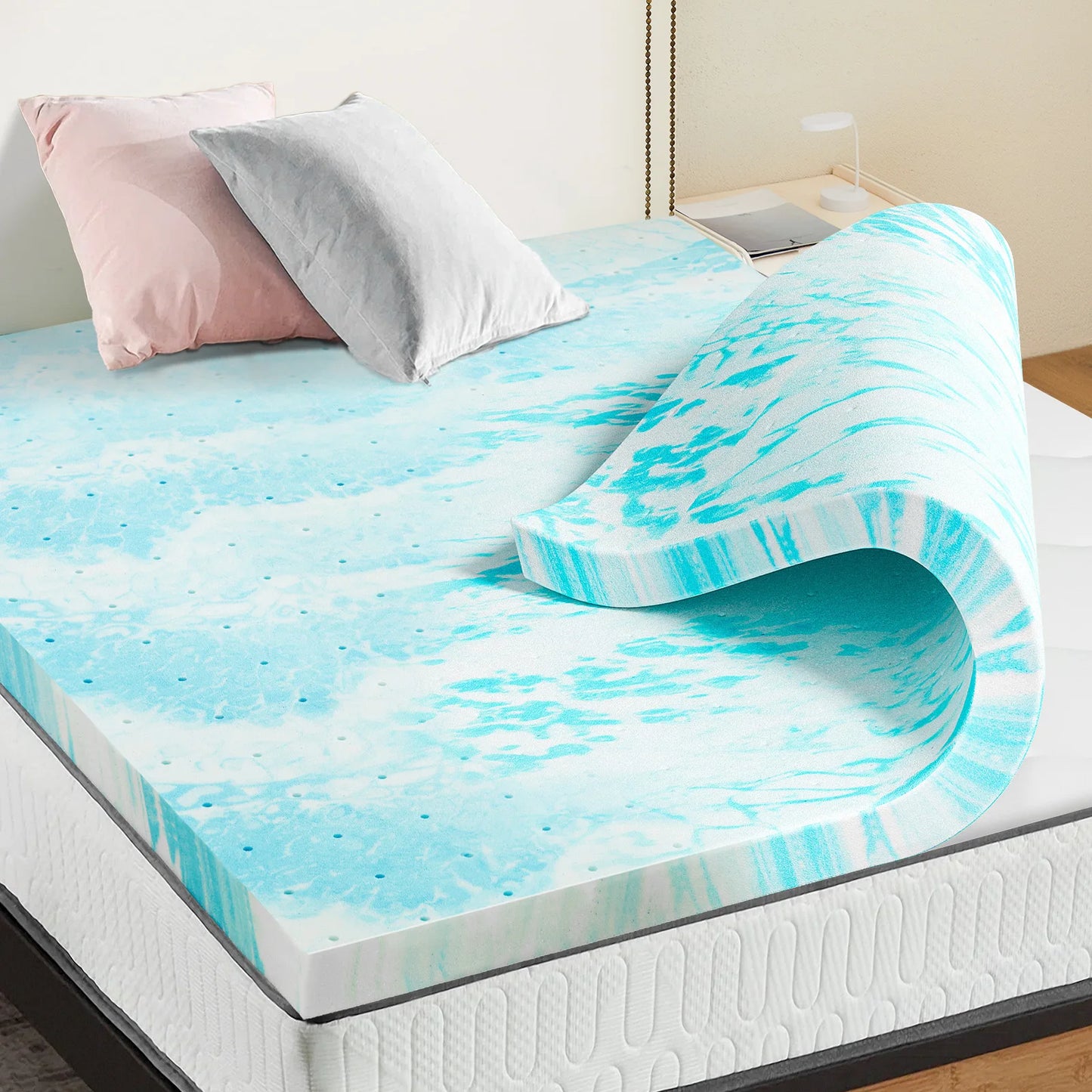 Gel Memory Foam Mattress Topper 2 To 3 Inch Full Size