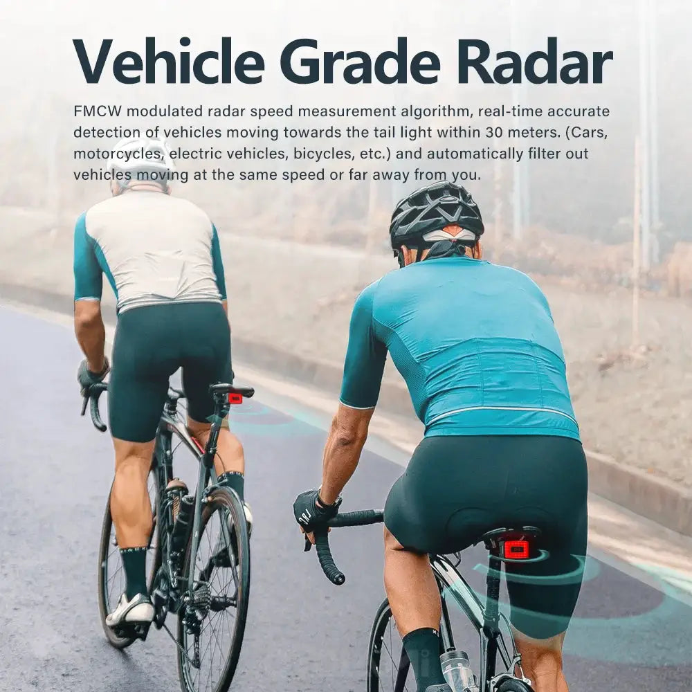 Cyclami Radar Tail Light Bicycle Safety With Millimeter Wave by Beastly Survival Outlet