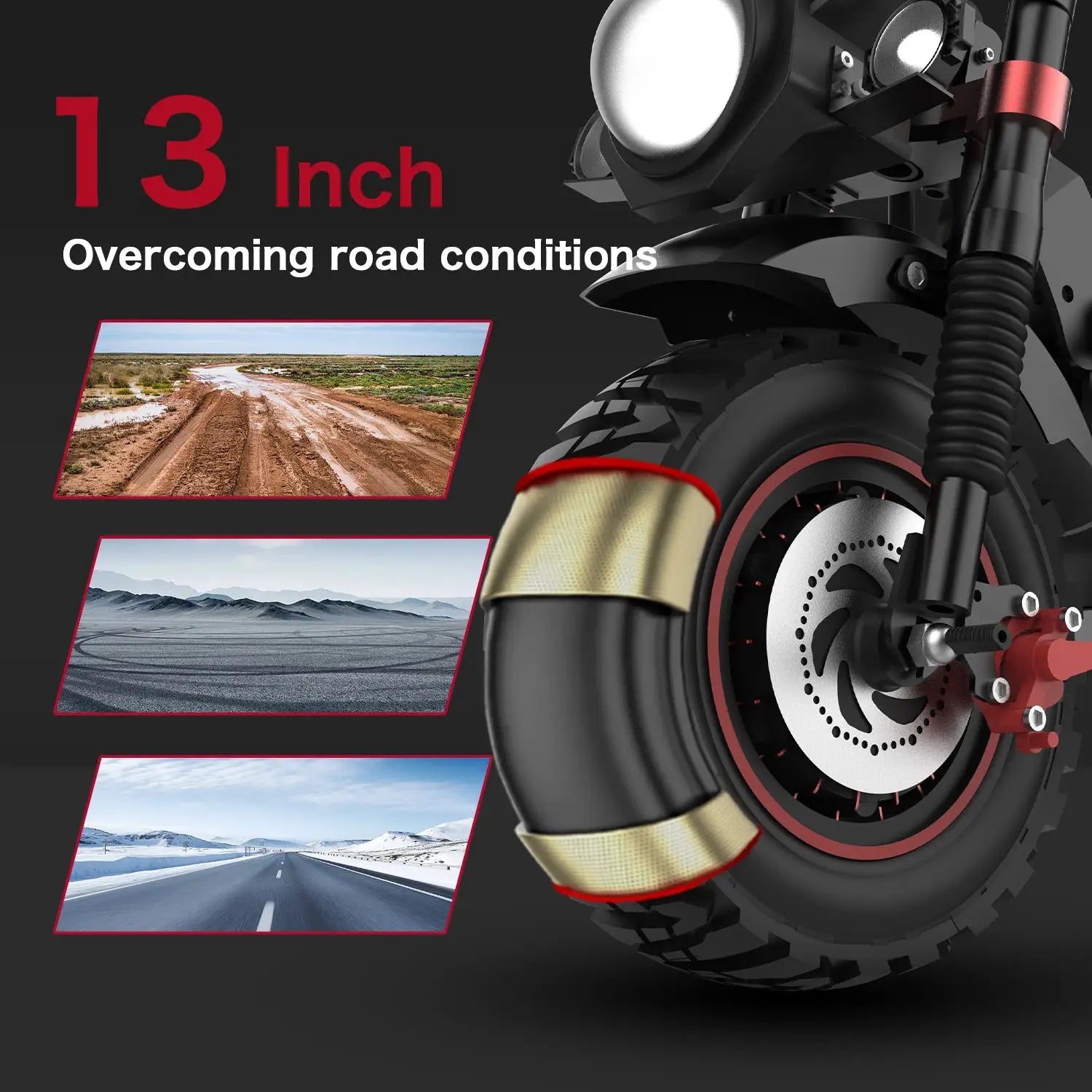 Offroad Electric Scooter 10000W Dual Motor 75 Mile Range Max by Beastly Survival Outlet
