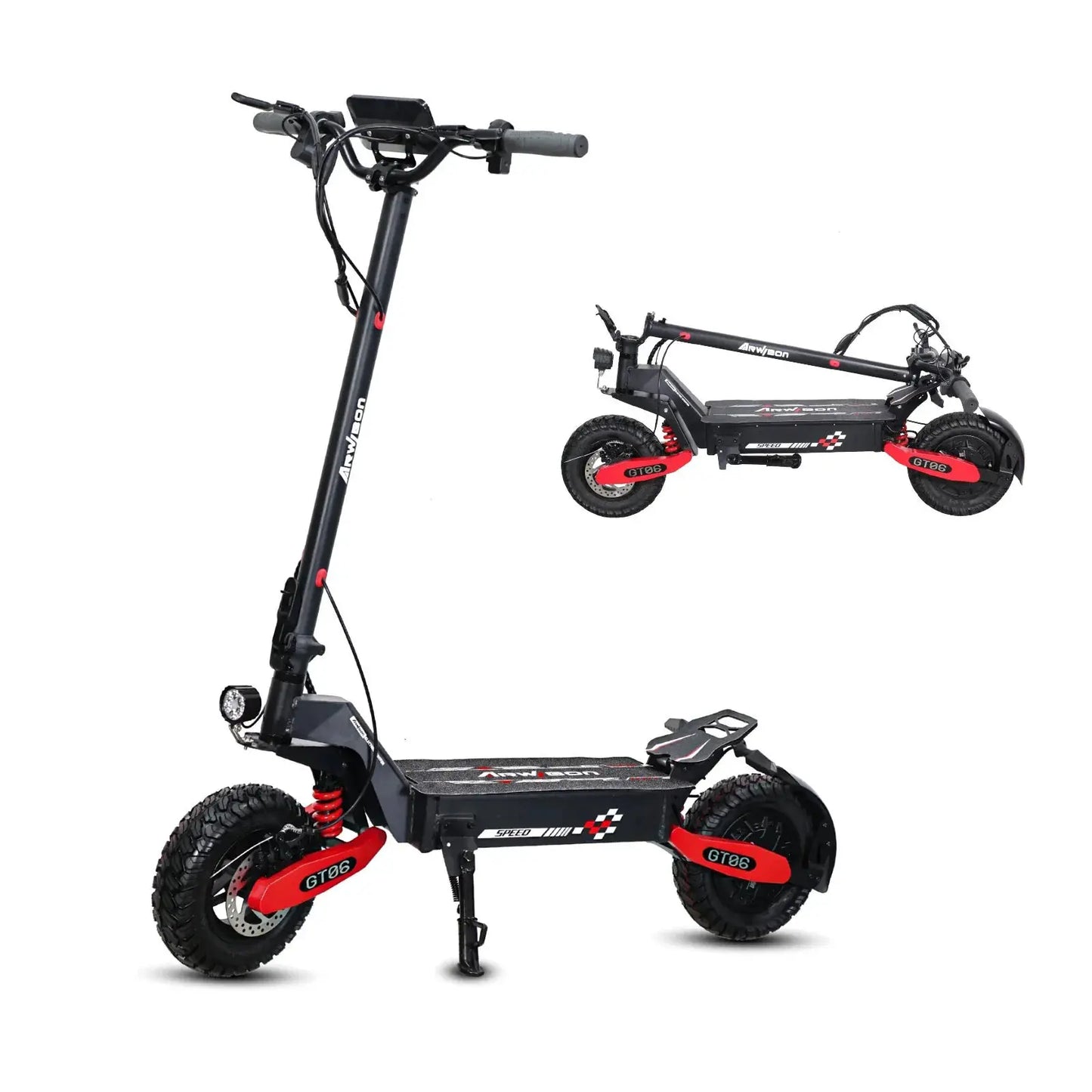 Electric Scooter for Adult, 1200W Motor, Folding E-Scooter Up to 40Mph & 30 Miles Range, 11" Off Road Tire Scooter with Dual Sus by Beastly Survival Outlet