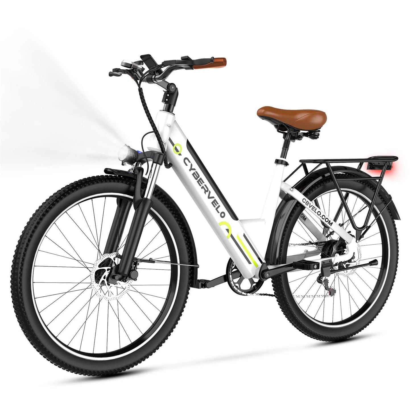 Cybervelo Electric Bike 1000W Motor 48V Battery 40-60 Miles
