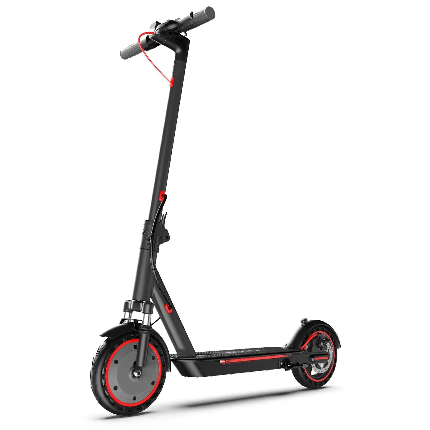 Electric Scooter Adults, Foldable E-Scooter with Front Suspension & Front/Rear Turn Signal Lights, 10" Large Honeycomb Solid Tires, 550W Motor, 36V 10.5AH Battery, Up to 20 Miles Range & 22 MPH by Beastly Survival Outlet