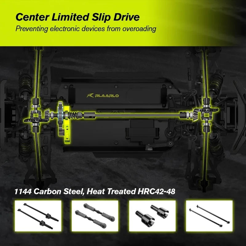 Brushless Fast RC Cars for Adults Top Speed 60 MPH Off Road Truck