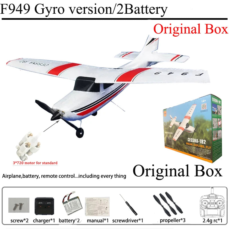 WLtoys F949S Gyro RC Airplane 3 Channel 24G Upgrade