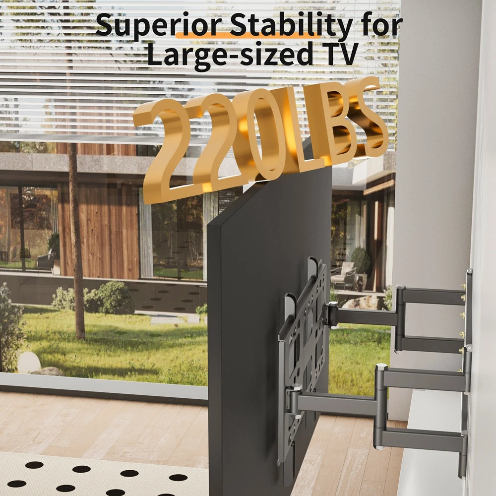 Full Motion Articulating TV Wall Mount for 40-85 Inch Screens