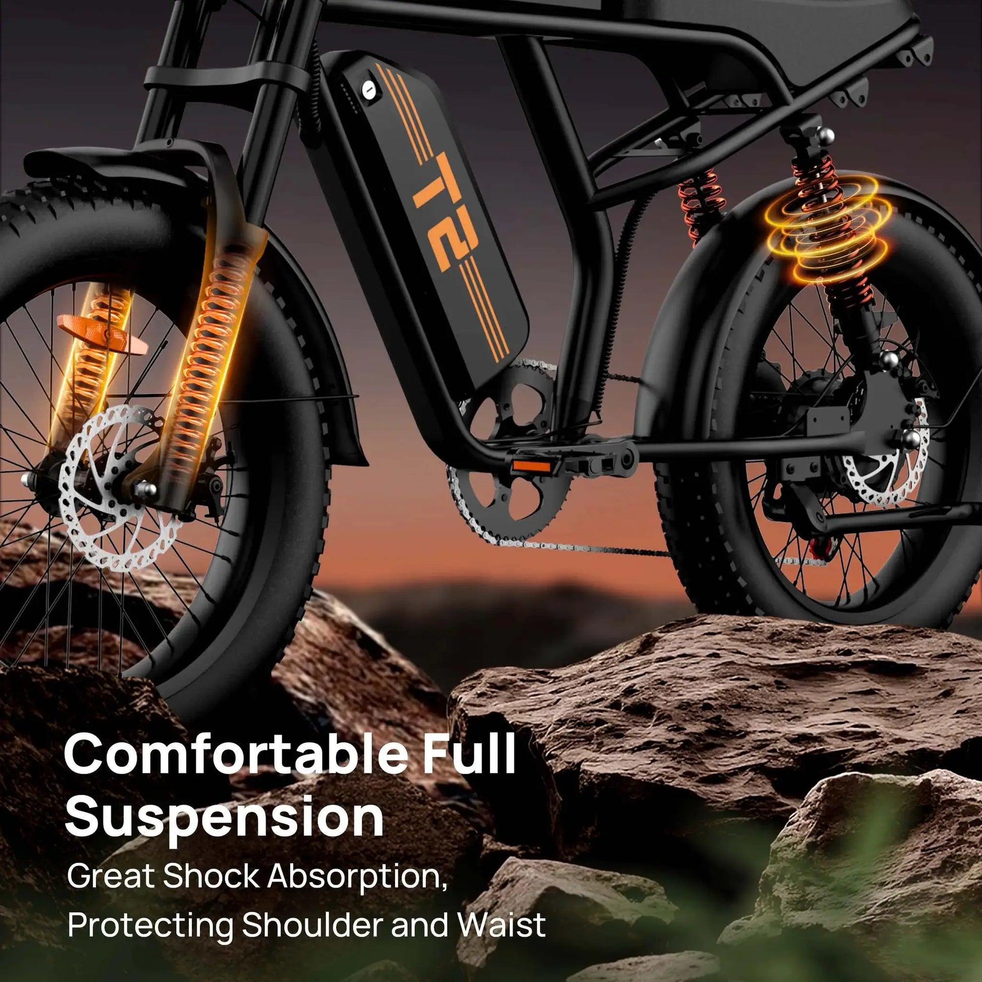 Peak 1500W Electric Mountain Bike With Removable 48V Battery by Beastly Survival Outlet