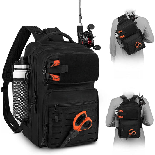 Tactical Fishing Sling Bag Lightweight Versatile Gear Storage