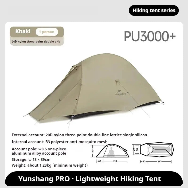 Naturehike Cloud Up Pro Trekking Tent Ultralight 2 Person Pro by Beastly Survival Outlet