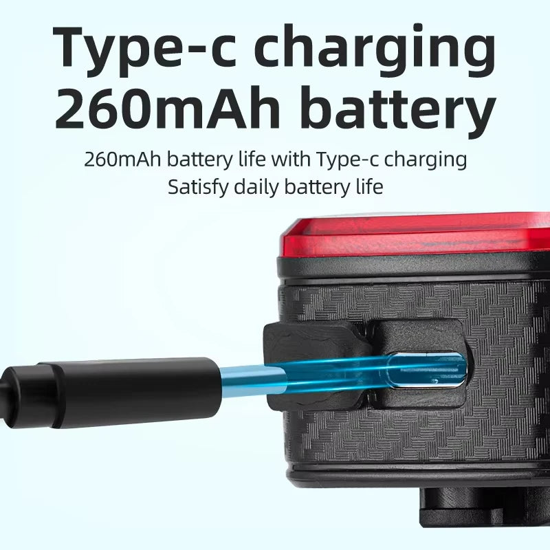 Rockbros Bicycle Taillight IPX6 Waterproof Rear Light Type C