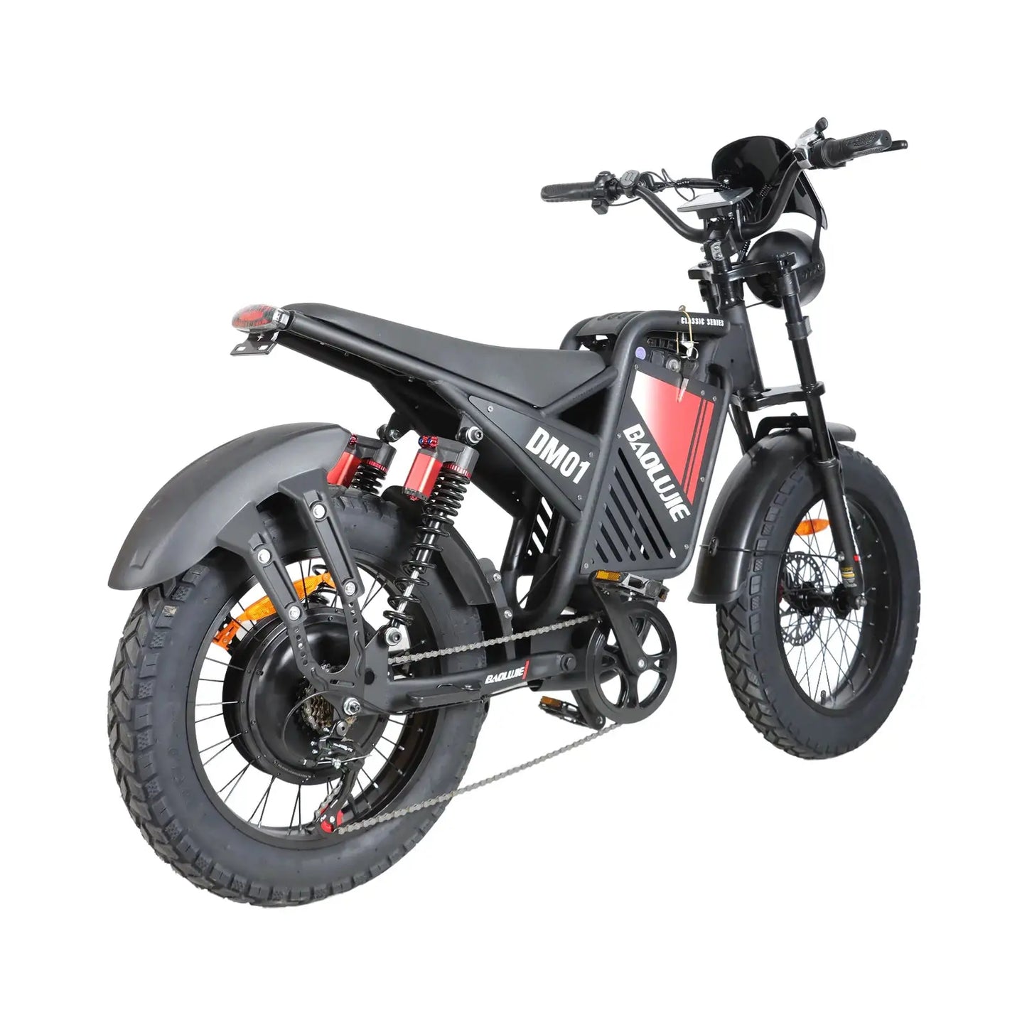 BAOLUJIE Moto Electric Bicycle Peak 1500/3000/5000W 48V/52V/60V Battery 35-45MPH Electric Bike E-Bike Adult Electric Motorcycle by Beastly Survival Outlet