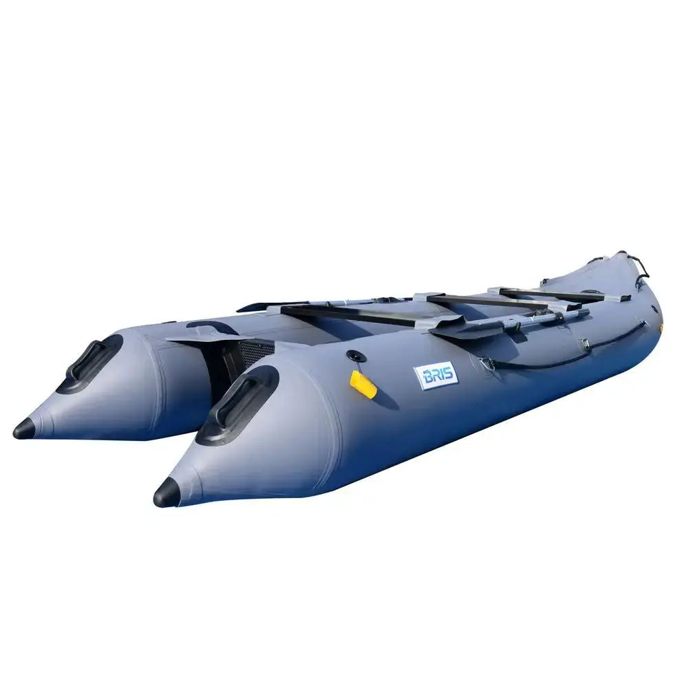 14.1ft Inflatable Boat Inflatable Kayak 3 Person Kayak Canoe Fishing poonton Boat by Beastly Survival Outlet