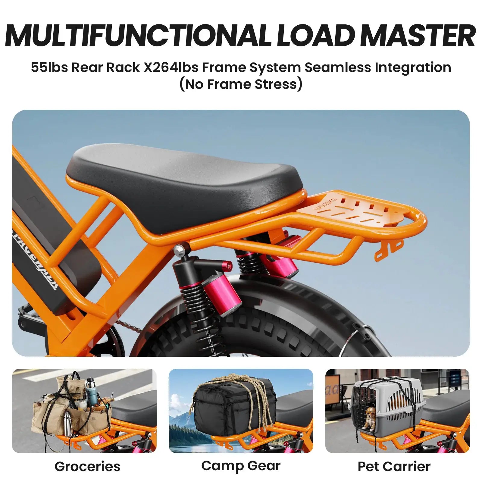 Spacewalk 2000W Electric Dirt Bike for Adults 20×4.0 Fat Tire Electric Bike UL Certified 720Wh Battery 70 Miles Long Range Off Road Mountain E-Bike Full Suspension Electric Bicycle by Beastly Survival Outlet