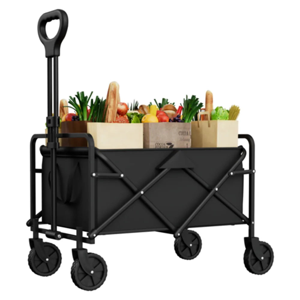 Foldable Garden Wagon Cart Portable Trolley for Beach and Shopping