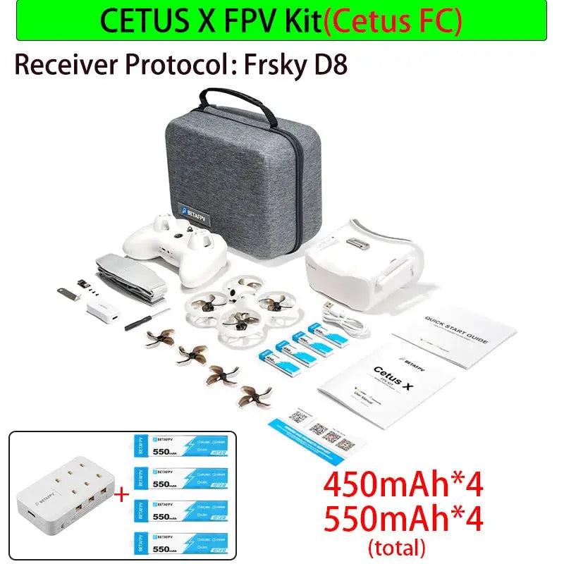 BETAFPV Cetus X FPV Kit Brushless FPV Quadcopter Indoor Racing Airplane Ship from US by Beastly Survival Outlet